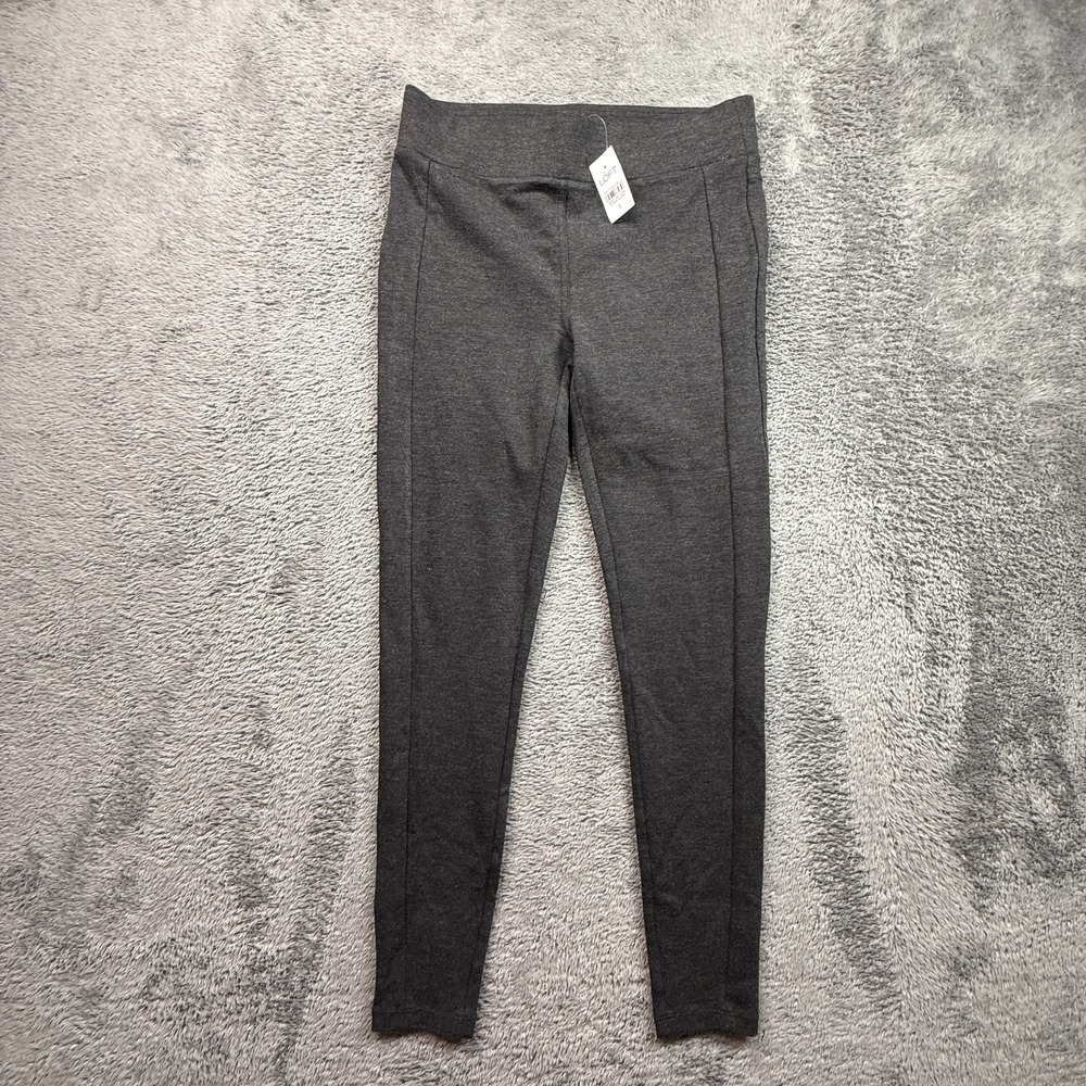 LOFT Leggings Ponte Knit Pants NWT Gray Womens S Rayon Stretch Blend
